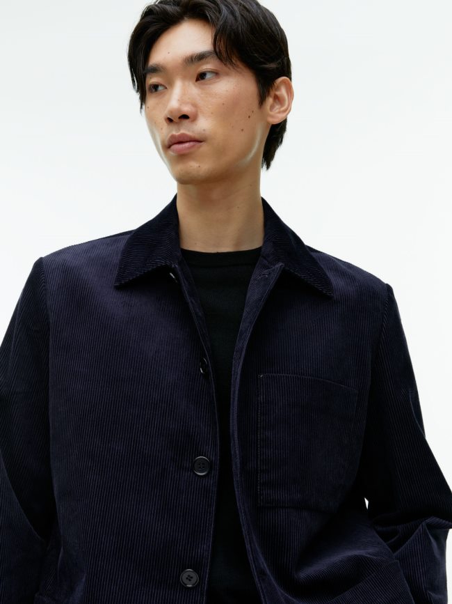 ملابس عبد اللطيف ARKET رجال سترة سروال قصير أزرق غامق BXB8481168