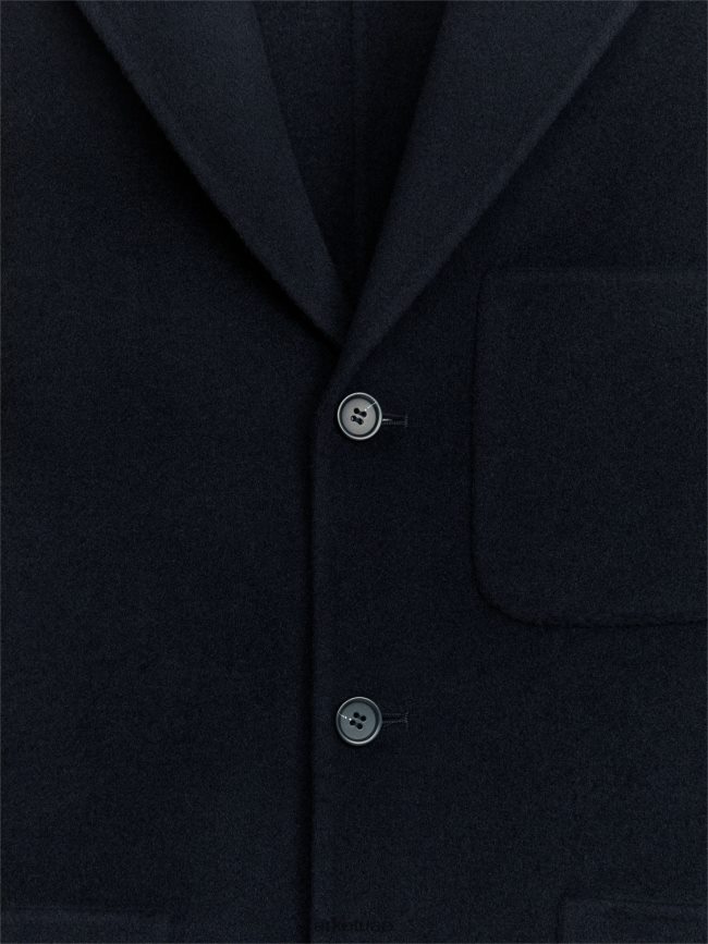 ملابس عبد اللطيف ARKET رجال سترة صوف بوجهين أزرق غامق BXB8481149