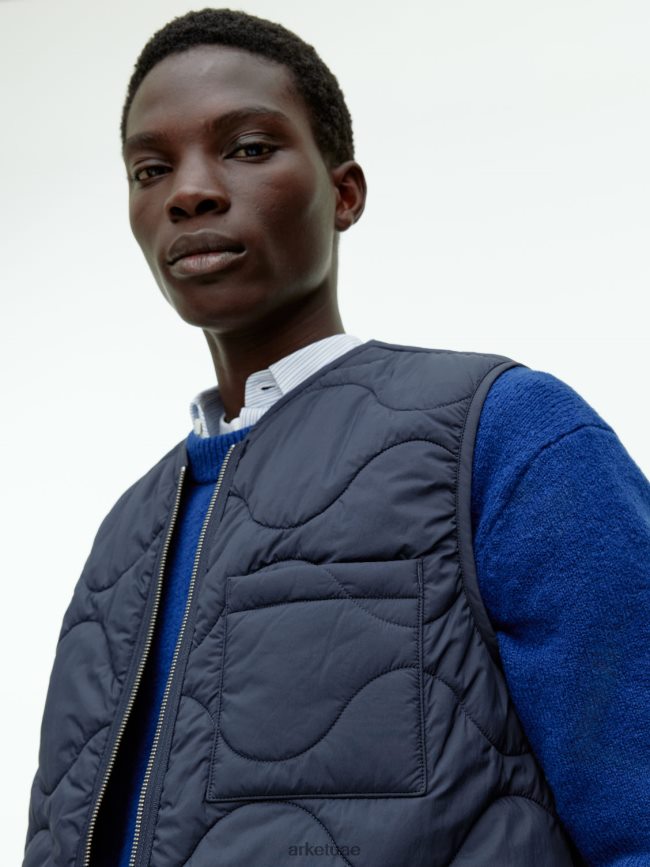 ملابس عبد اللطيف ARKET رجال سترة مبطنة أزرق غامق BXB8481159