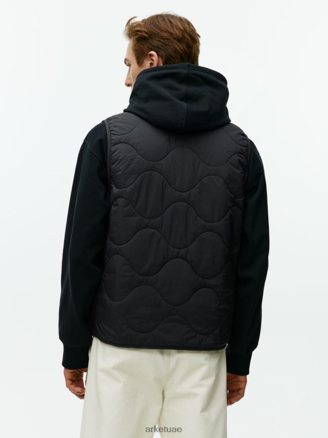 ملابس عبد اللطيف ARKET رجال سترة مبطنة أسود BXB8481160