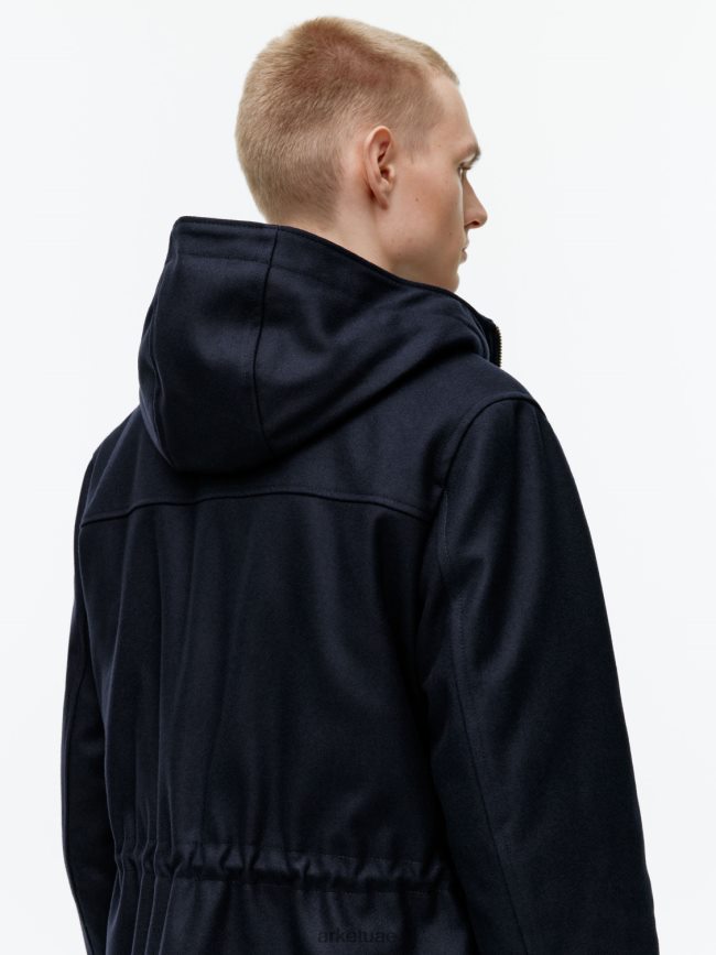 ملابس عبد اللطيف ARKET رجال سترة من الصوف أزرق غامق BXB8481162