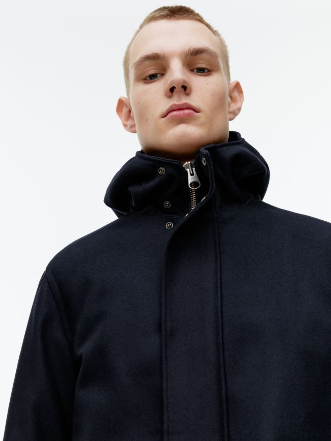 ملابس عبد اللطيف ARKET رجال سترة من الصوف أزرق غامق BXB8481162