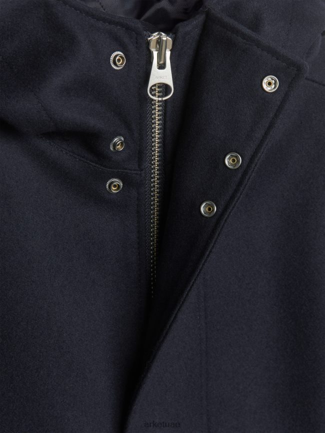 ملابس عبد اللطيف ARKET رجال سترة من الصوف أزرق غامق BXB8481162