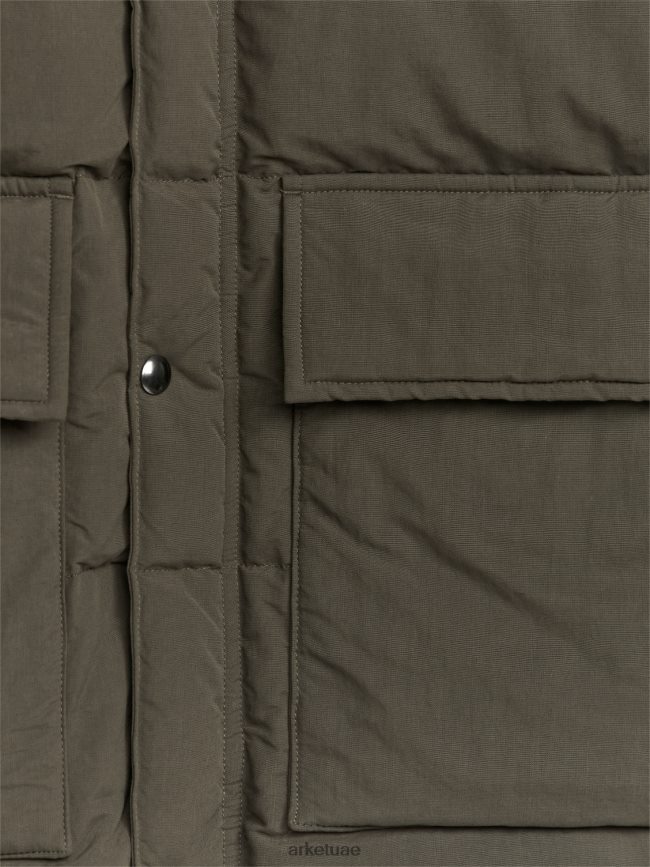 ملابس عبد اللطيف ARKET رجال سترة منتفخة مبطنة الكاكي BXB8481169