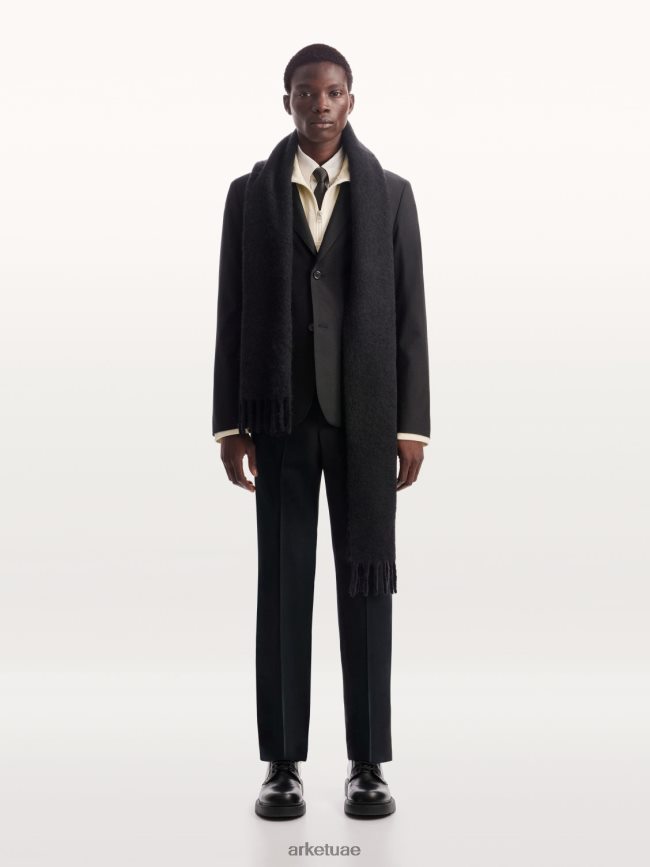 ملابس عبد اللطيف ARKET رجال سراويل ضيقة من الصوف أسود BXB8481076