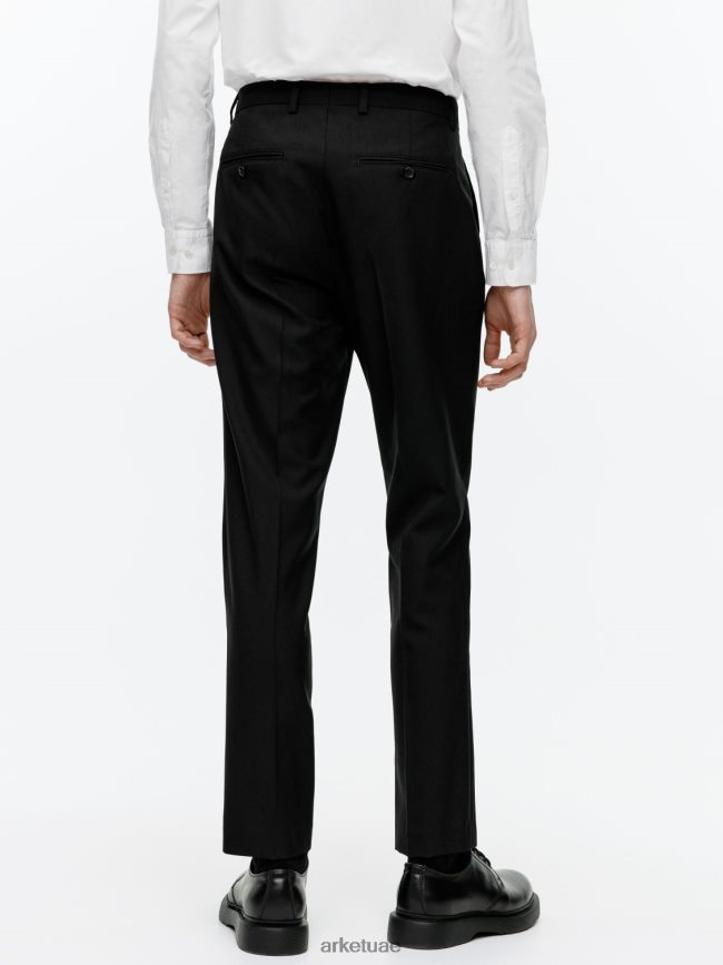 ملابس عبد اللطيف ARKET رجال سراويل ضيقة من الصوف أسود BXB8481076