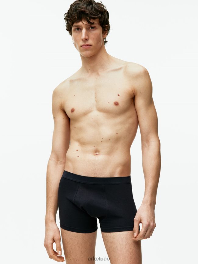 ملابس عبد اللطيف ARKET رجال سروال قطن بيما، مجموعة من 3 أزرق غامق BXB8481224