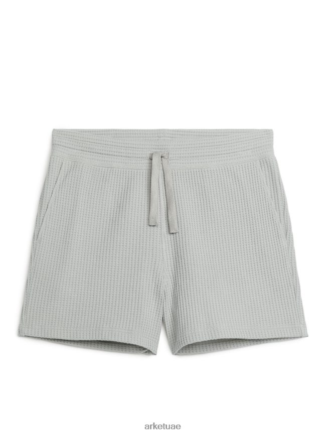 ملابس عبد اللطيف ARKET رجال شورت قطني متماسك رمادي BXB8481126