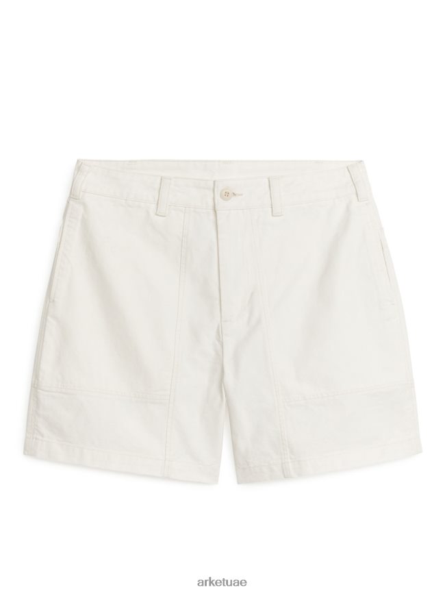 ملابس عبد اللطيف ARKET رجال شورت من القطن أبيض BXB8481113