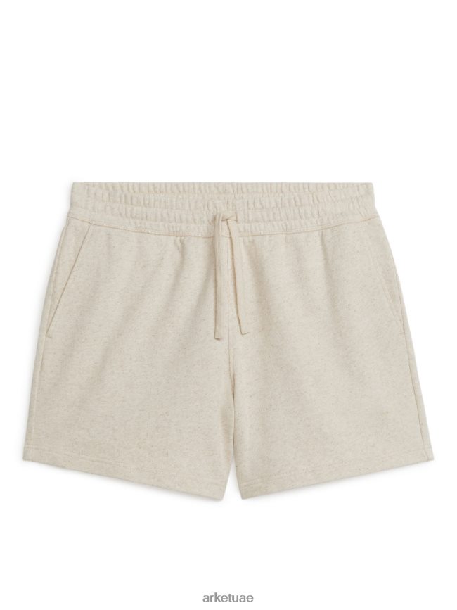 ملابس عبد اللطيف ARKET رجال شورتات بقصة عادية اللون البيج BXB8481128