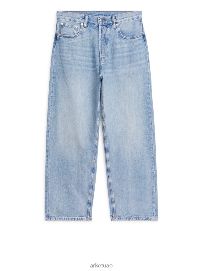 ملابس عبد اللطيف ARKET رجال ضباب الجينز واسعة أزرق فاتح BXB8481093