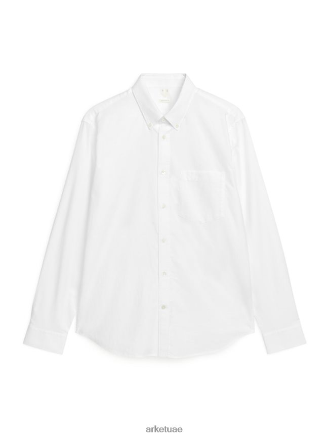 ملابس عبد اللطيف ARKET رجال قميص أكسفورد أبيض BXB848971