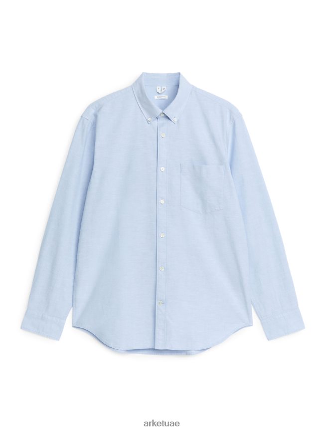 ملابس عبد اللطيف ARKET رجال قميص أكسفورد أزرق فاتح BXB848974