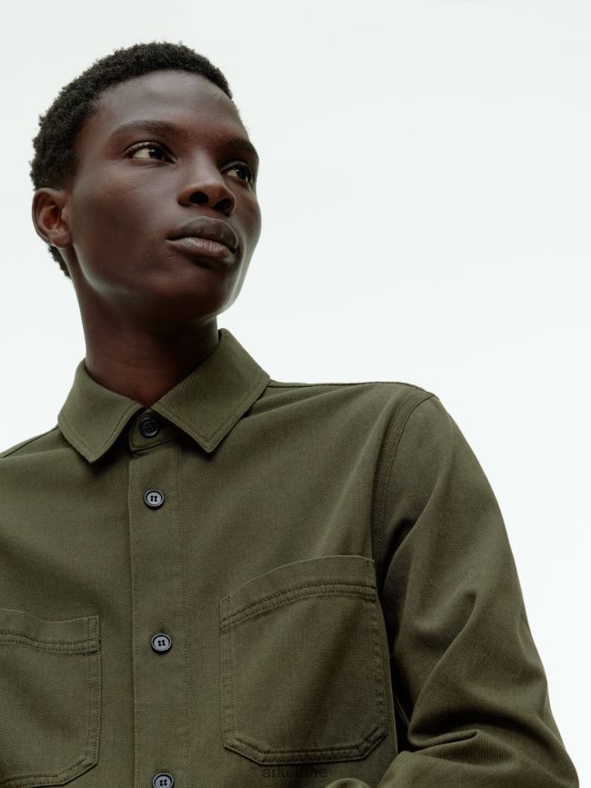 ملابس عبد اللطيف ARKET رجال قميص من القطن أخضر BXB848968