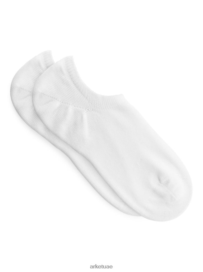 ملابس عبد اللطيف ARKET رجال مجموعة جوارب رياضية مكونة من زوجين أبيض BXB848576