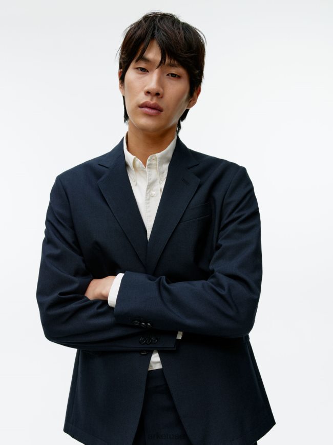 ملابس عبد اللطيف ARKET رجال هوب السترة الحديثة أزرق غامق BXB8481150