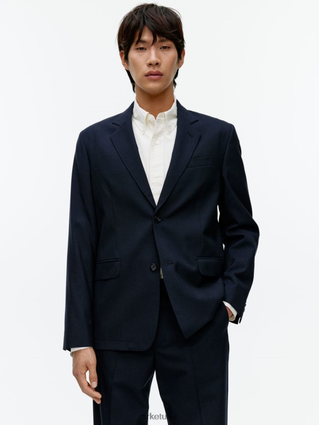 ملابس عبد اللطيف ARKET رجال هوب السترة الحديثة أزرق غامق BXB8481150