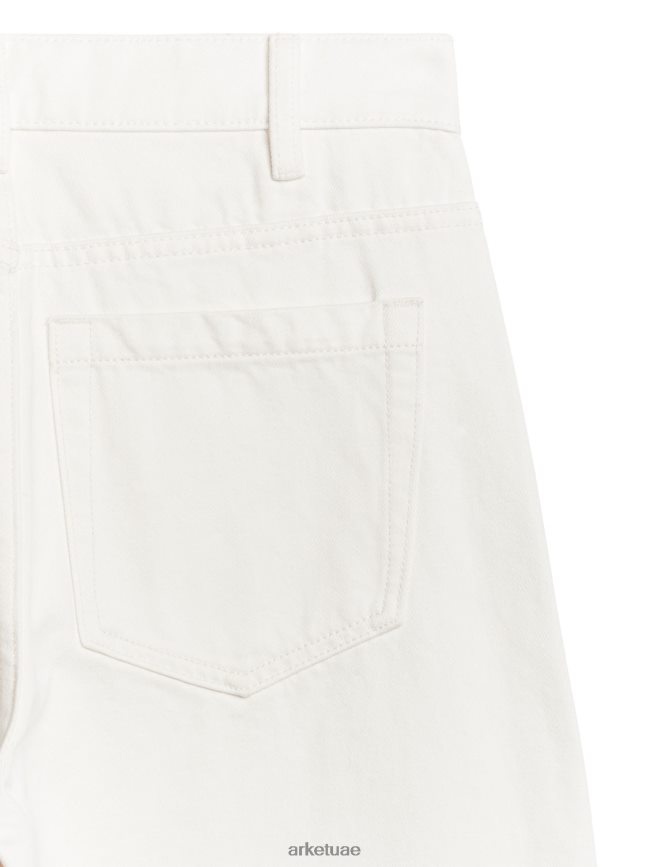 ملابس عبد اللطيف ARKET نحيف الترمس الجينز عالية مضيئة أبيض BXB848143