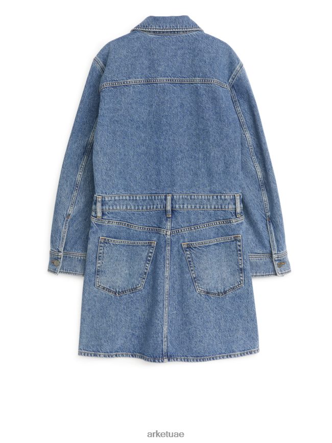 ملابس عبد اللطيف ARKET نحيف اللباس الدنيم غسلها باللون الأزرق BXB848129