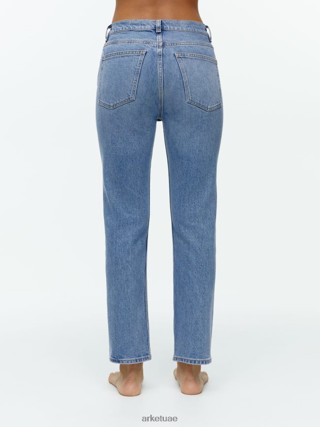 ملابس عبد اللطيف ARKET نحيف اليشم اقتصاص الجينز الضيق تمتد أزرق BXB848138