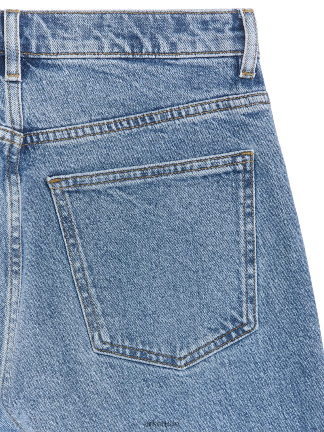 ملابس عبد اللطيف ARKET نحيف اليشم اقتصاص الجينز الضيق تمتد أزرق BXB848138