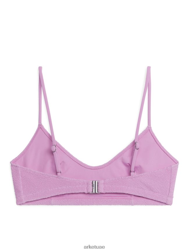 ملابس عبد اللطيف ARKET نحيف بيكيني علوي مجعد لون القرنفل BXB848589