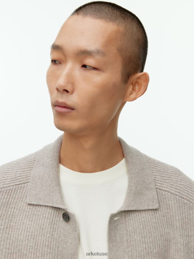 ملابس عبد اللطيف ARKET نحيف تي شيرت ثقيل الوزن قبالة الأبيض BXB848996