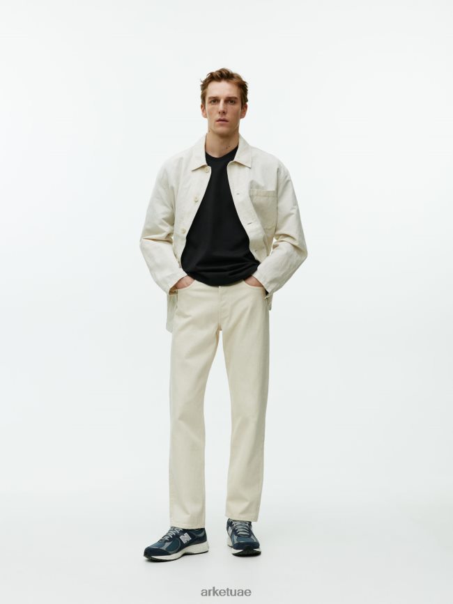 ملابس عبد اللطيف ARKET نحيف تي شيرت ثقيل الوزن كبير الحجم أسود BXB8481004