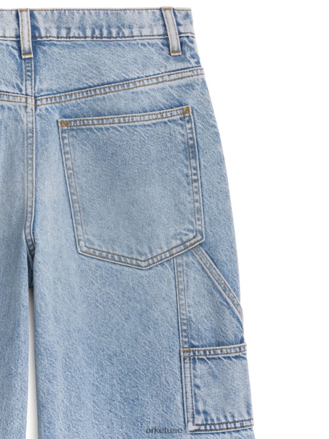 ملابس عبد اللطيف ARKET نحيف جينز فضفاض من الصفصاف أزرق فاتح BXB848141