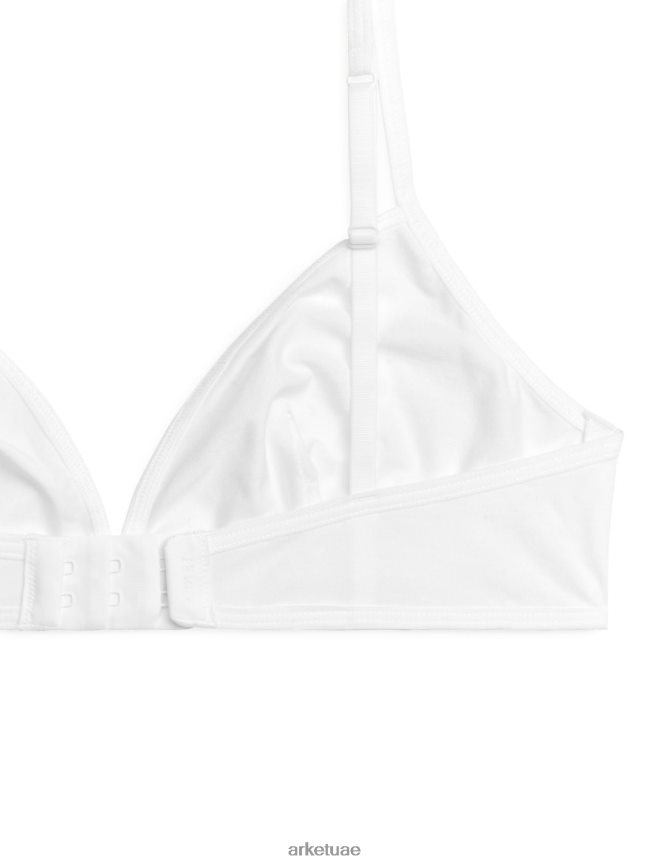 ملابس عبد اللطيف ARKET نحيف حمالة صدر قطنية ناعمة أبيض BXB848552