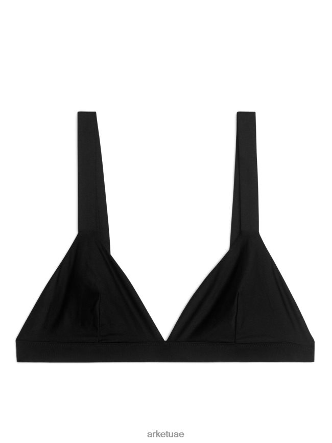 ملابس عبد اللطيف ARKET نحيف حمالة صدر مثلثة ناعمة أسود BXB848544