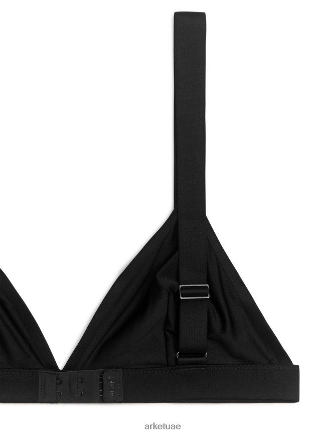 ملابس عبد اللطيف ARKET نحيف حمالة صدر مثلثة ناعمة أسود BXB848544