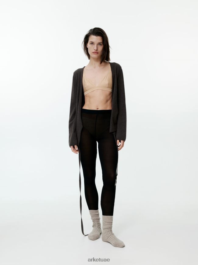 ملابس عبد اللطيف ARKET نحيف حمالة صدر مثلثة ناعمة اللون البيج BXB848545