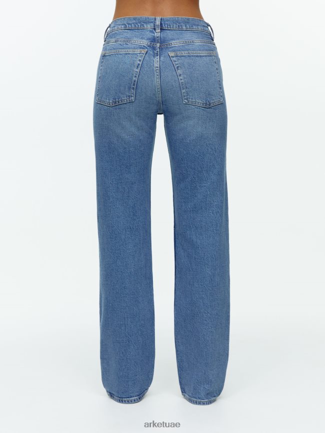ملابس عبد اللطيف ARKET نحيف داليا جينز مستقيم ازرق متوسط BXB848148