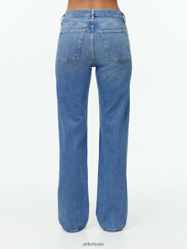 ملابس عبد اللطيف ARKET نحيف داليا جينز مستقيم ازرق متوسط BXB848148
