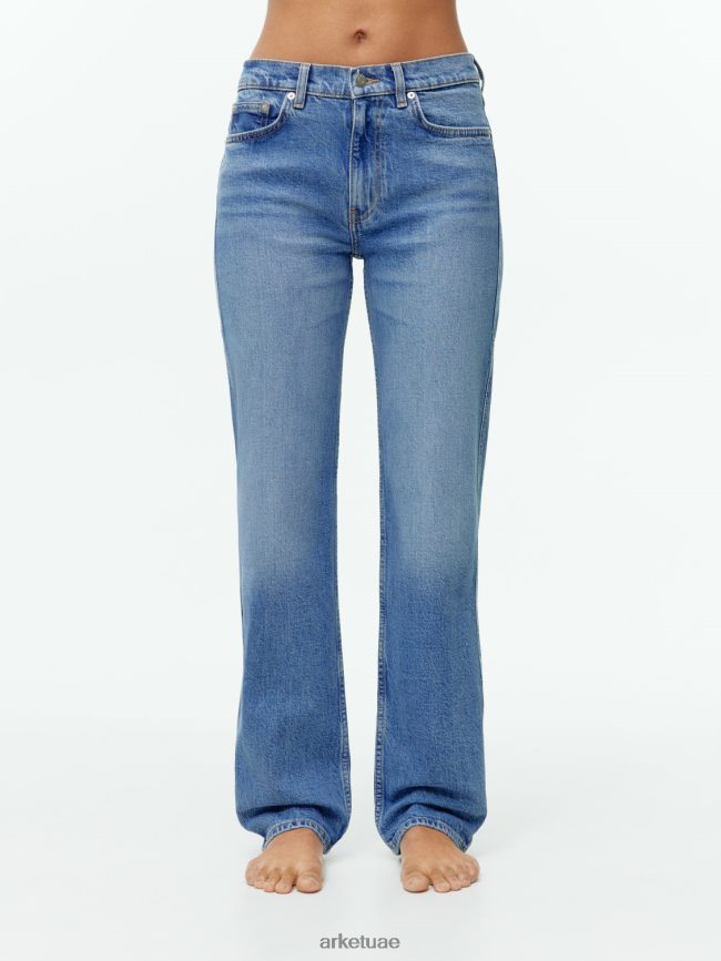 ملابس عبد اللطيف ARKET نحيف داليا جينز مستقيم ازرق متوسط BXB848148