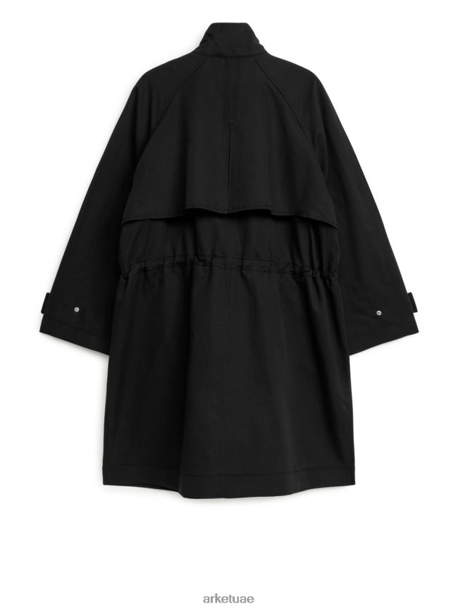 ملابس عبد اللطيف ARKET نحيف سترة الرباط أسود BXB848462