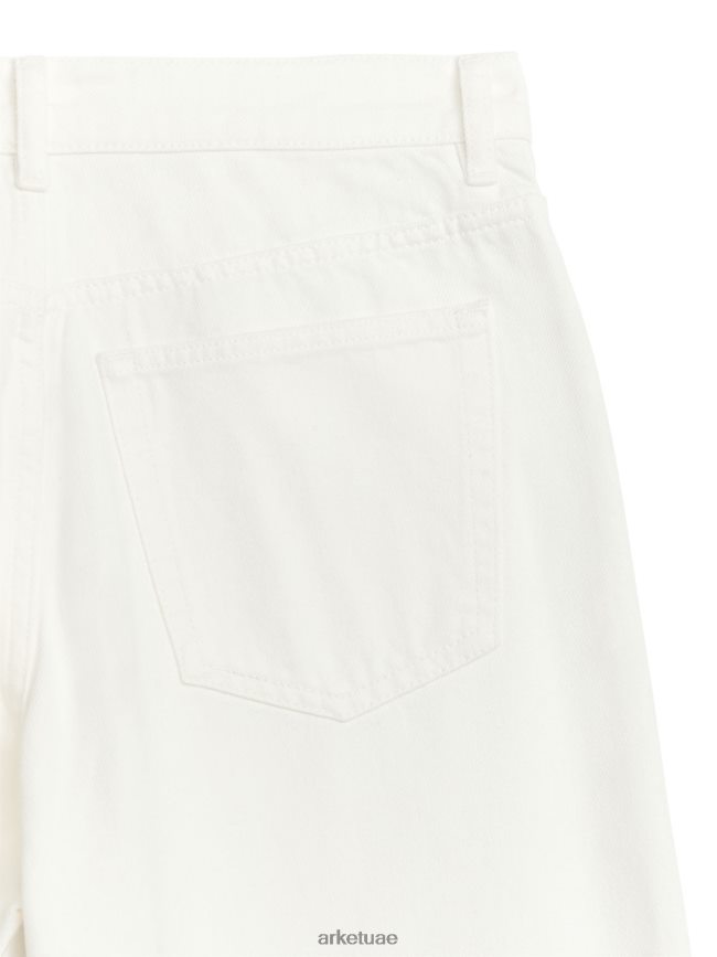 ملابس عبد اللطيف ARKET نحيف سحابة منخفضة الجينز فضفاضة أبيض BXB848152