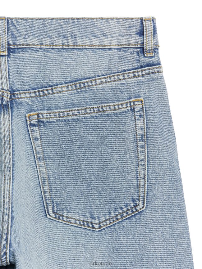 ملابس عبد اللطيف ARKET نحيف سحابة منخفضة الجينز فضفاضة أزرق BXB848137