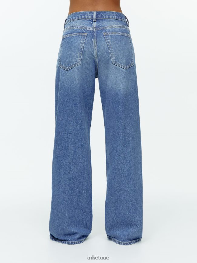 ملابس عبد اللطيف ARKET نحيف سحابة منخفضة الجينز فضفاضة أزرق BXB848140
