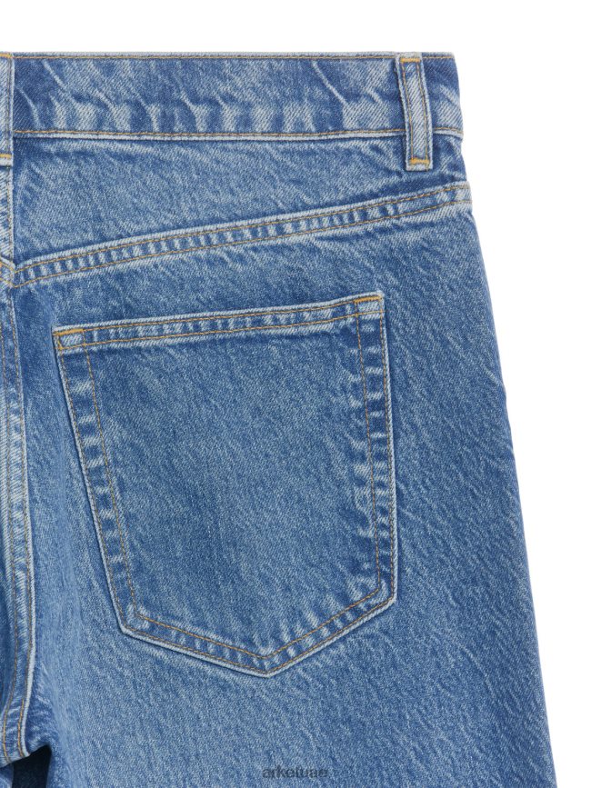 ملابس عبد اللطيف ARKET نحيف سحابة منخفضة الجينز فضفاضة أزرق BXB848140