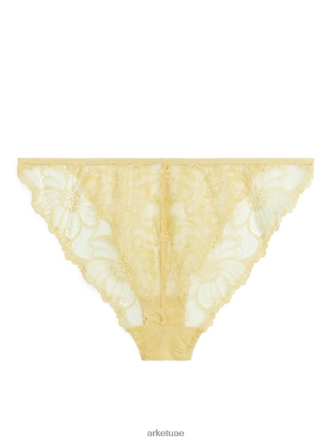 ملابس عبد اللطيف ARKET نحيف طنجة الدانتيل أصفر BXB848535