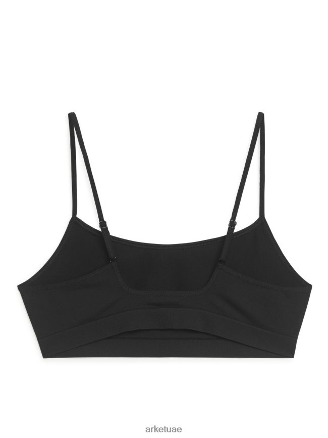 ملابس عبد اللطيف ARKET نحيف قمة سلسة ناعمة أسود BXB848532