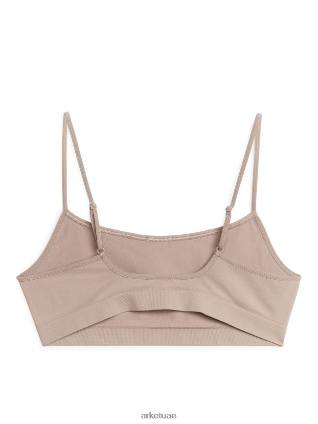 ملابس عبد اللطيف ARKET نحيف قمة سلسة ناعمة اللون البيج BXB848540