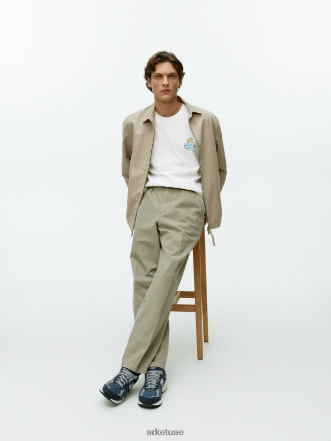 ملابس عبد اللطيف ARKET نحيف قميص مقهى أبيض BXB8481039