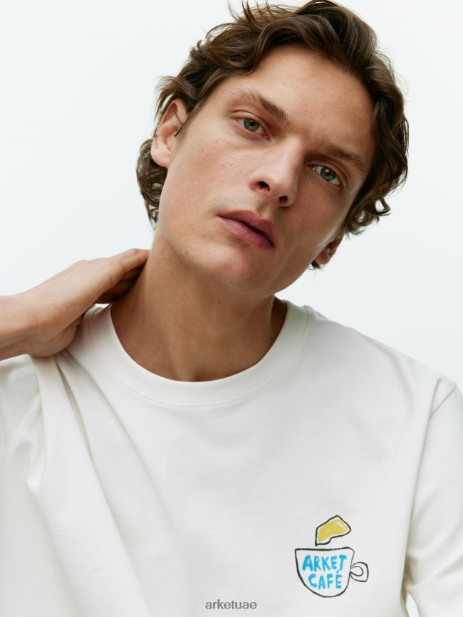 ملابس عبد اللطيف ARKET نحيف قميص مقهى أبيض BXB8481039