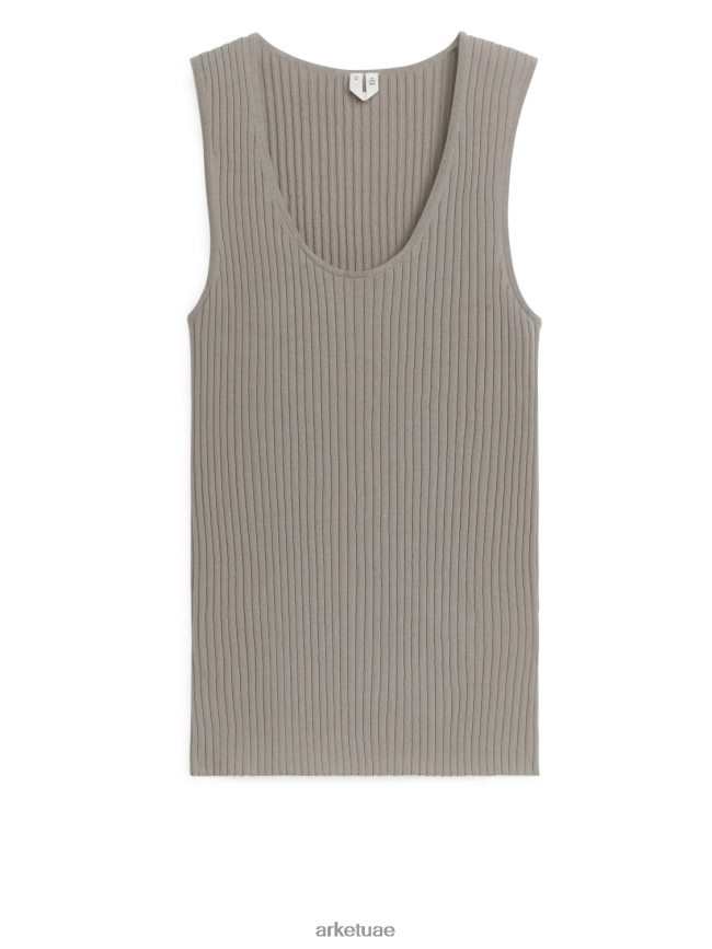 ملابس عبد اللطيف ARKET نحيف محبوك أعلى الخزان خلد BXB848300