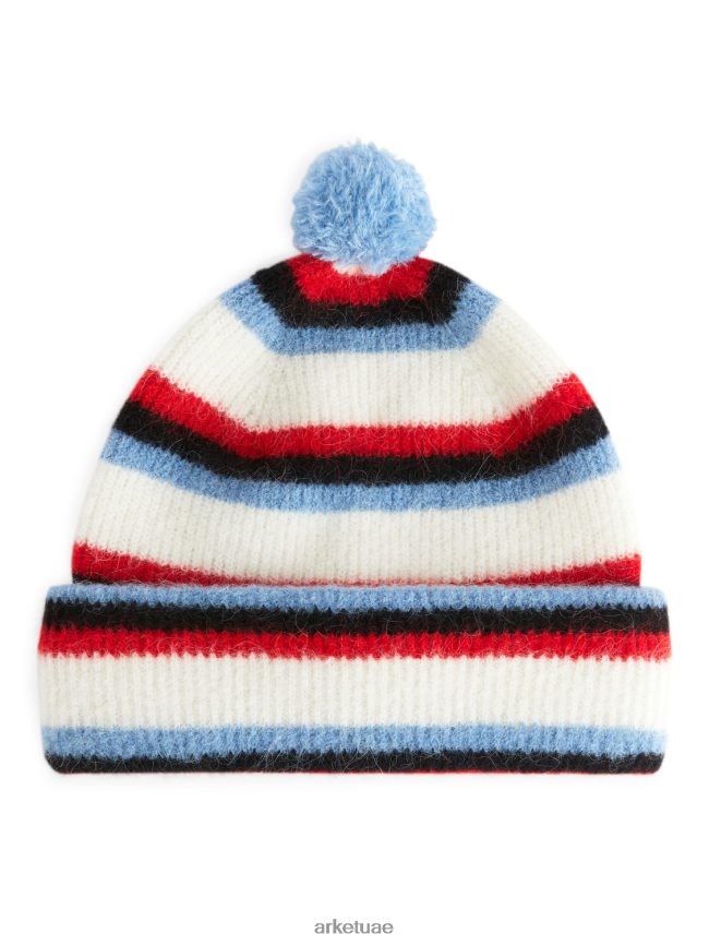 أبيض / أزرق / أحمر