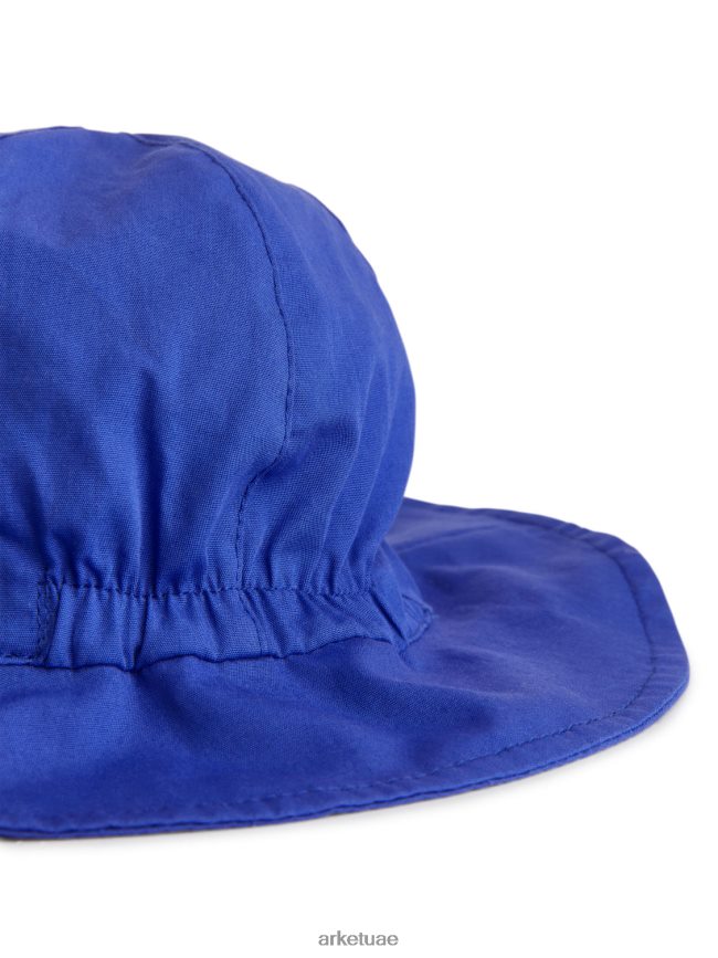 مُكَمِّلات عبد اللطيف ARKET أطفال قبعة الشمس البوبلين أزرق BXB8481775