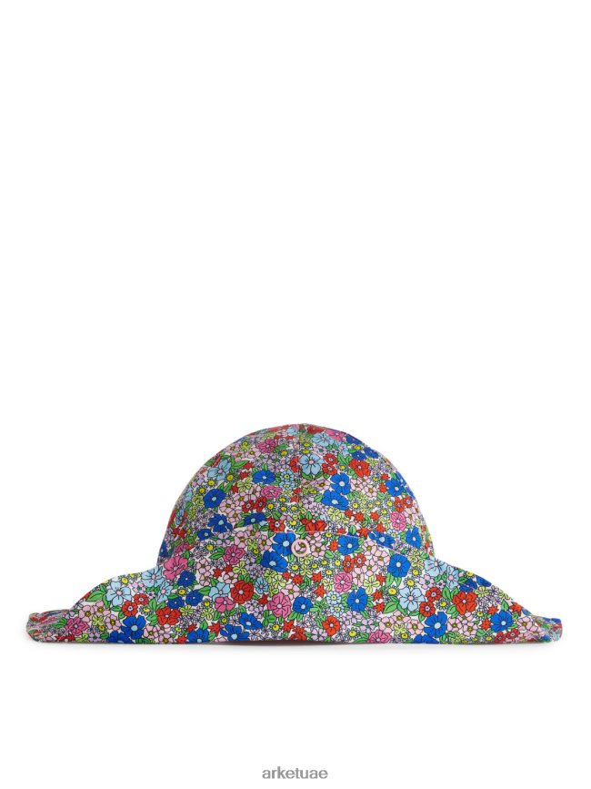 مُكَمِّلات عبد اللطيف ARKET أطفال قبعة الشمس البوبلين متعدد/زهري BXB8481638